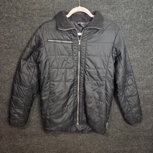 BodyGlove Men's Black Lightweight Quilted Puffer Jacket Size Medium Full Zip
